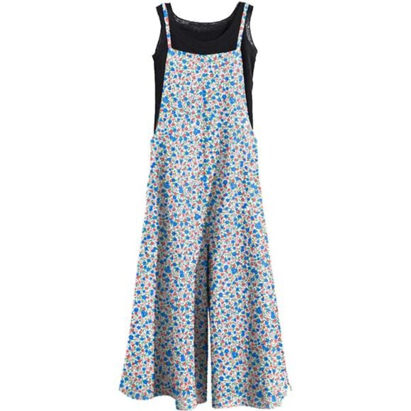 Women's Casual Loose Long Jumpsuits Jumpsuits-321 - Picture 1 of 4